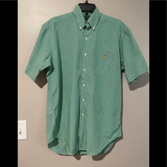 Lauren Ralph Lauren short sleeve button down shirt - Picture 1 of 4